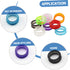 20pcs Scissors Ring Grooming Scissors for Dogs, Dog Shears with Thumb Inserts, Grip Ring Insert for Pet Grooming.