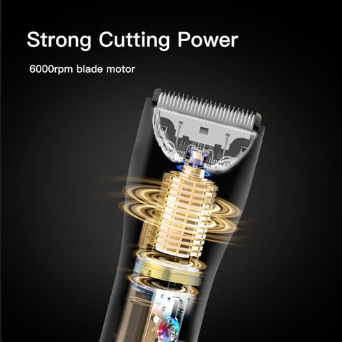 Handy & Powerful Long Lasting Pet Electric Hair Trimmer Kits - Waterproof Cordless Rechargeable Grooming Shavers