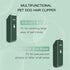 2-in-1 Professional Dog Grooming Kit - Low Noise, Waterproof, USB Rechargeable, Safe Ceramic Blade