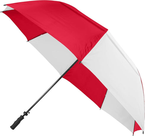 The Vented Tornado 64" Large Windproof Golf Umbrella, Heavy Duty, Waterproof, Navy Blue