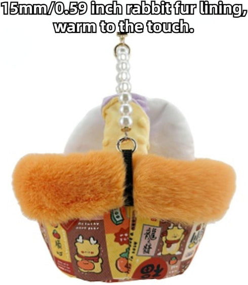 Copfeu Sugar Glider Carrier Cage with Warm Nest, Cushion, Mat and Safe Lock, Portable Cages with Chain, Small Animals