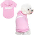 BINGPET Security Dog Hoodies, Puppy Sweater, Cold Weather Dog Coats, Soft Brushed Fleece, Hooded Sweatshirt for Dog Cat