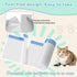 Rastalola 120 Pack 3 4, 25x15.7 inch 10-12 Cat Litter Bags with Drawstring, Compatible with Litter Box Robot & Self