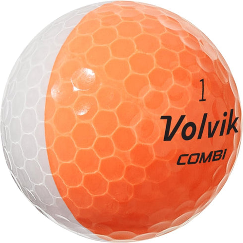 Volvik Crystal Combi Golf Balls - Enhanced Spin & Visibility