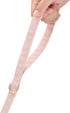 Corduroy Dog Leash - 5 Ft Length for Small Medium Large Dogs (Light Pink, Small)