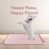 Pee Pad Tray Holder for Dogs - Large Pink Silicone Mat with No Spill Raised Lip, Extra Thick Non-Slip for Indoor Floor