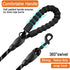 BARKBAY Dog Leashes for Large Dogs, Heavy Duty 2 PACK 5 FT with Comfortable Padded Handle, Highly Reflective Threads