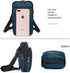Senient Wolf Waterproof Nylon Phone Bag, Multifunctional Small One Shoulder Crossbody Wallet for Travel