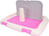 Indoor Potty Tray Indoor Dog Toilet with Fence, Suitable for Small Dogs and Puppies, Designed for Timed Urination