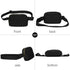 Waist Pack for Running, Fanny Pack for Women and Men, Adjustable Strap Crossbody Belt Bag for Sports, Black