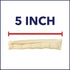 Pet Factory 100% Made in USA Beefhide 5" Chip Rolls Dog Chew Treats, Natural Flavor, 18 Count