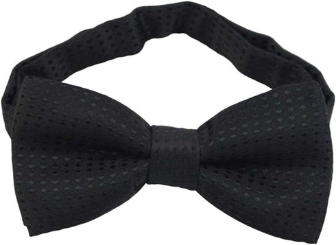 Dog or Cat Small Collar Bow Tie, Adjustable Puppy or Kitten Medium Neck Bowtie for Easter Wedding Birthday Gift (Black