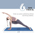 Yoga Mat Non Slip, Eco-Friendly Pilates Fitness Mats, Anti-Tear 1/4" Thick for Home Workout