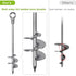 17.5'' 3'' 2pcs Sets, Insaga Fully Welded Ground Anchors with Chain, Wider Spiral Trampoline Anchors, Mobile Home