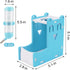 2 in 1 Hamster Hanging Water Bottle, Pet Auto Dispenser with Base for Hamster Rat Mouse, 125ML