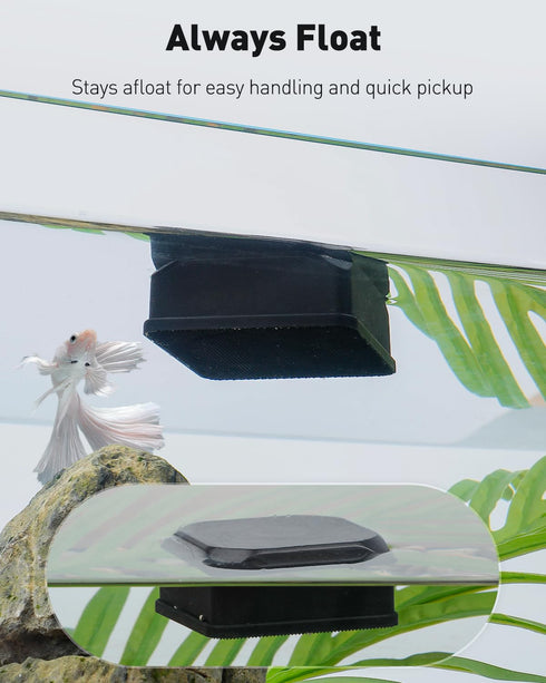 2 1 2" 20 Pawfly Aquarium Magnet Glass Cleaner with Thermometer Digital, in Thermometer Magnets Brush, Mini Algae