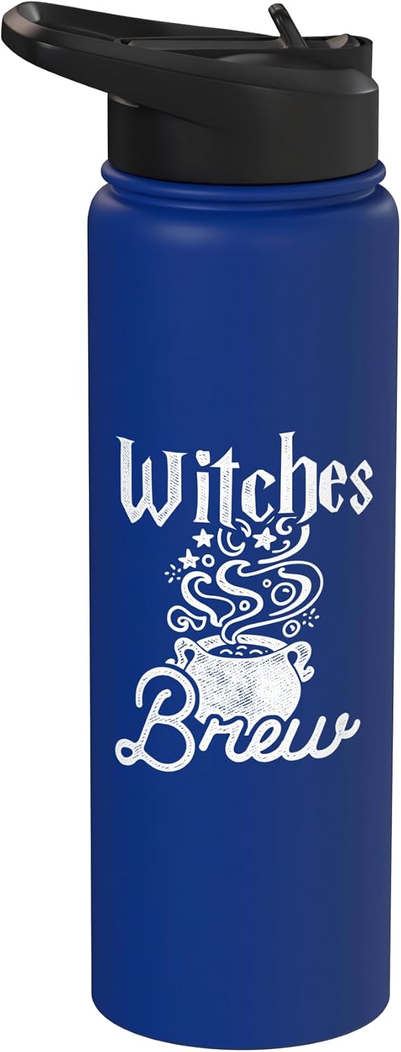 Beer Brewing Gift Idea Homebrewing Craftbeer Witches Brew Graphic Homebrewing Winemaking Brewery Beer Stainless Steel Insulated Water Bottle