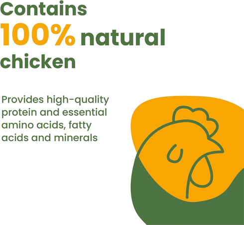 HQS Natural Wet Dog Food Chicken Fillet Entree in Broth by almo nature, 5.5 oz (Pack of 12)