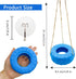 MAGNEECH Colours Hermit Crab Tire Swing,Suction Cup Hook Climbing Toy,Hermit Crab Terrarium Accessories - A Must-Have