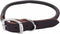 Coastal Pet Circle T Latigo Leather Round Dog Collar, 5/8" x 16", Handcrafted for Sensitive Skin Dogs