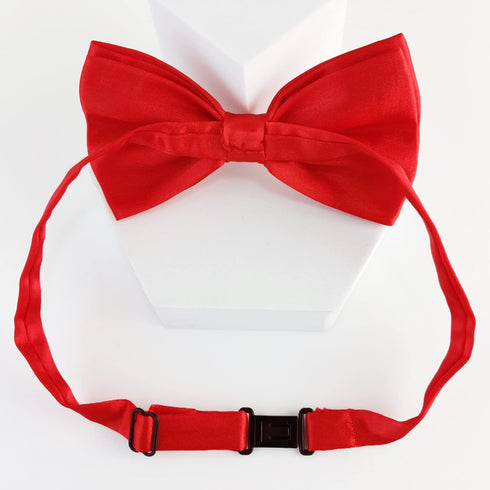 KOOMOX Red Bow for Dog, Adjustable Bow Tie Collar for Medium and Large Dogs Cats, 1 Piece Red