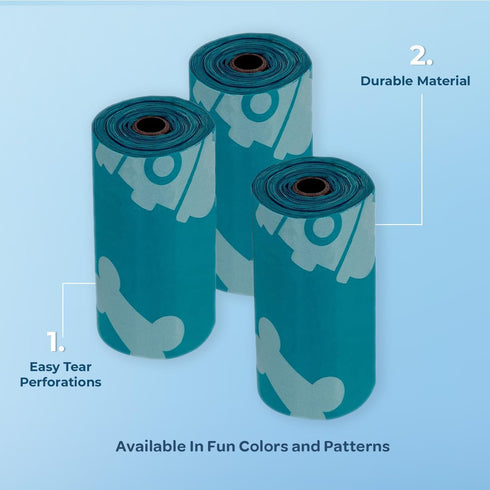 240 Best Pet Supplies Dog Poop Bags for Waste Refuse Cleanup, Doggy Roll Replacements for Outdoor Puppy Walking