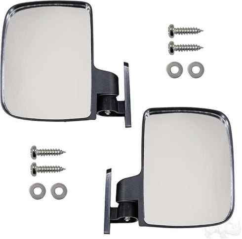 Red Hawk ACC-1021 Mirror Set for Golf Carts