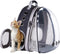 Front Expandable Cat Backpack Carrier, Space Capsule Bubble Window for Large Cats & Small Puppies, Up to 20 lbs