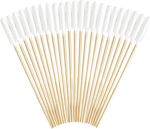 6 Inch Long Cotton Swabs for Dogs, Cats, Small Pets, Ear Cleaning Swabs with Bamboo Handle, 200pcs
