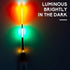QualyQualy LED Fishing Bobbers, Lighted Floats for Night Fishing, 1/32oz, 1/24oz, 1/16oz - 3Pcs