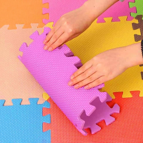xinler 20 Gym Mats Colorful pcs Floor Mats with Edge Pieces, High-Density EVA Foam Anti-Fatigue Mat