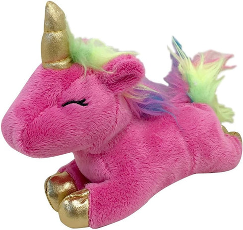 FOUFIT 85601 Unicorn Plush Toy for Dogs, 6" Pink