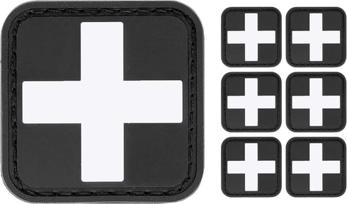 LIVANS Medic Red Cross Patch, First Aid Morable Patch Perfect for Tactical