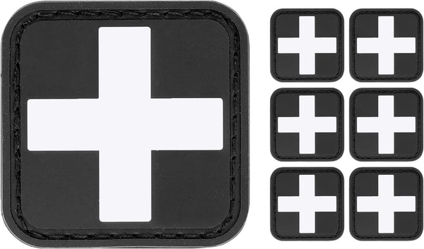 LIVANS Medic Red Cross Patch, First Aid Morable Patch Perfect for Tactical