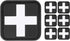 LIVANS Medic Red Cross Patch, First Aid Morable Patch Perfect for Tactical