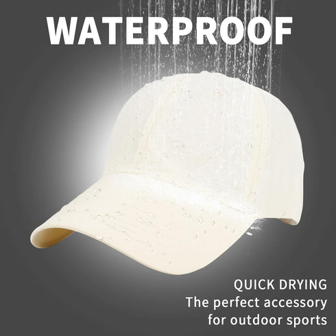 Unisex Running Baseball Hat Waterproof Outdoor Sun Protection Hat for Men and Women