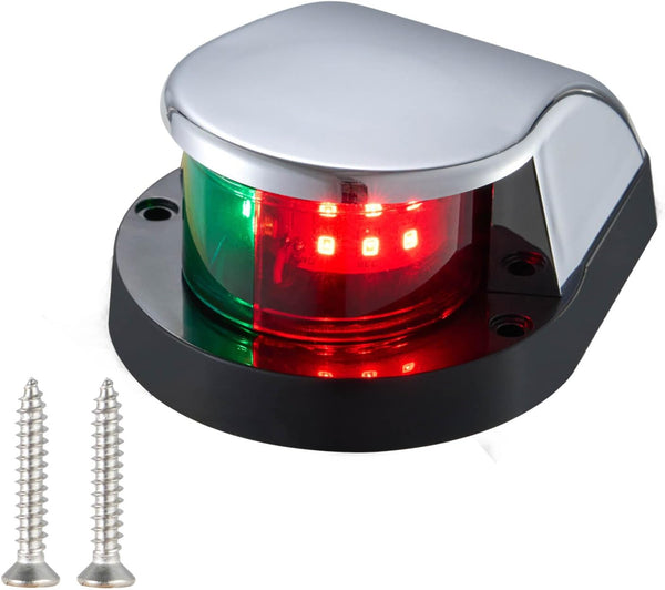 CZC AUTO Boat Navigation Light, Bi-Color Bow Light for Pontoon, Yacht, Skiff