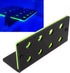 GLOGLOW Aquarium Coral Rack, Magnetic Acrylic 8 Hole Double Layers Coral Frag Holder for Fish Supplies