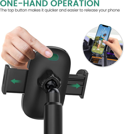 Golf Cart Accessories Universal Phone Holder Mount for 4.7-6.8" Cell Phones, Fit EZGO Club Car Yamaha, Gifts for Men,