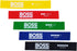 Set of 5 Resistance Loop Exercise Bands with Carrying Bag by BOSS FITNESS PRODUCTS