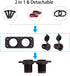 10L0L 3.0 12V Golf Cart Cigarette Lighter Outlet & Quick Charge DC Input Waterproof USB Charger Power Socket Adapter