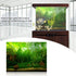 Zerodis PVC Aquarium Background Poster - Water Grass PVC Adhesive Static Wallpaper Background (91 * 41cm)