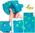 POPLAY 4" Squeaky Latex Grunting Pig Dog Toy, Small Blue Rubber Chew Gift for Dogs