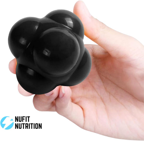 NuFit Sports Reaction Speed and Agility Training Ball, Reflex Trainer Equipment for Baseball, Soccer, and More