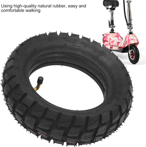 VGEBY Electric Scooter Tire, 10in Shock Absorption Inflatable Rubber Tyre Replacement 255x80