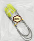 Stainless Double Ended Flexible Cleaning Brush for Canister Filter Tube Hose Pipe in Fish Tank Aquarium (Yellow)