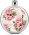 LMHLDSC Stainless Steel Wine Bottle Liquor Container Rose Floral Print Leak Proof Hip
