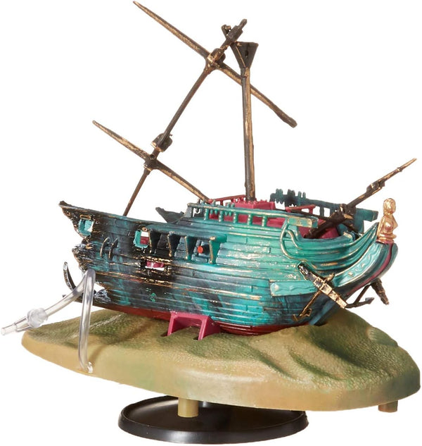 Penn-Plax Aerating Action Ornament - Rocking Shipwreck for Aquarium