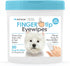 Petkin Fingertip Eye Wipes for Dogs and Cats, 50 Finger Wipes for Cleaning Eye Area and Tear Stains