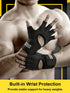 SUJAYU Weightlifting Gym Gloves for Men Women, Breathable Workout Gloves, Anti-Slip Exercise Gloves, Adjustable Wrist